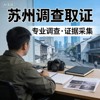 苏州调查取证哪家正规_合法合规，本地专业机构首选