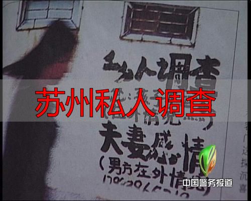 苏州私人调查