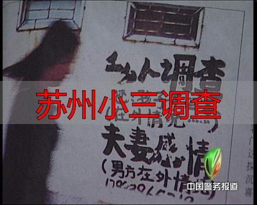 苏州小三调查