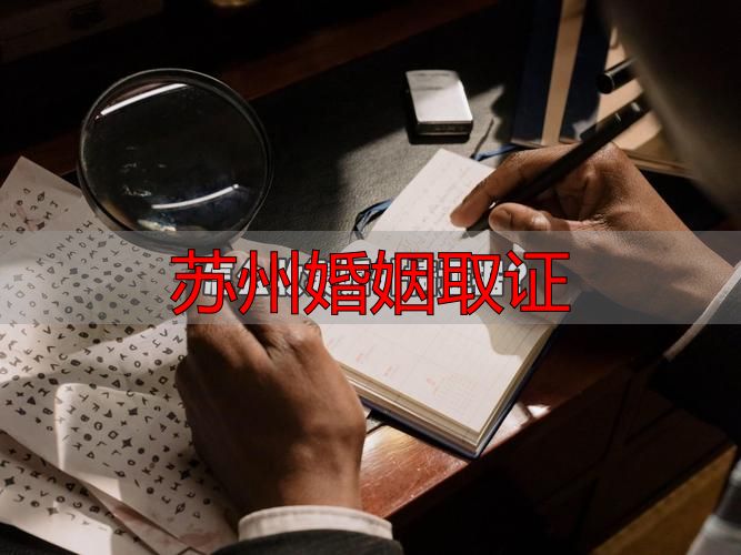 苏州婚姻取证