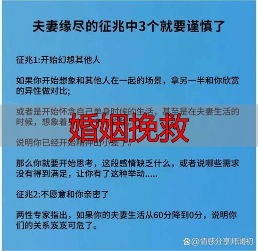 婚姻挽救