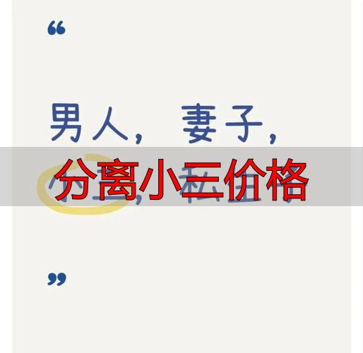 小三分离服务要多少钱？真实价格一清二楚