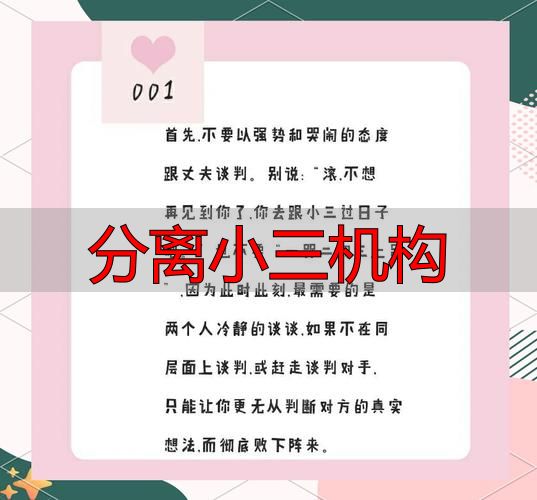 分离小三机构