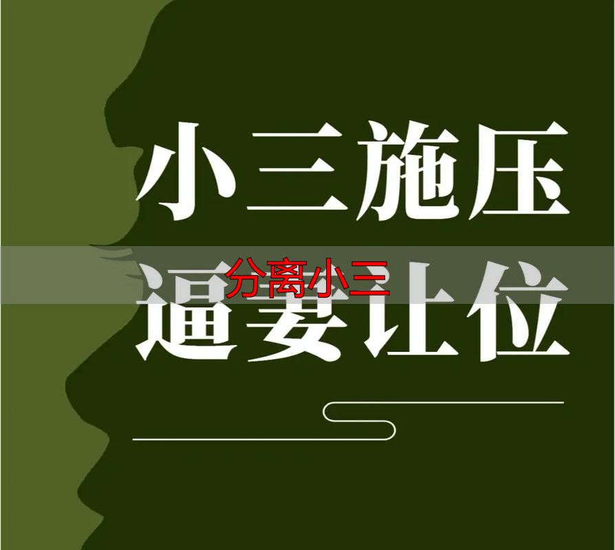 分离小三